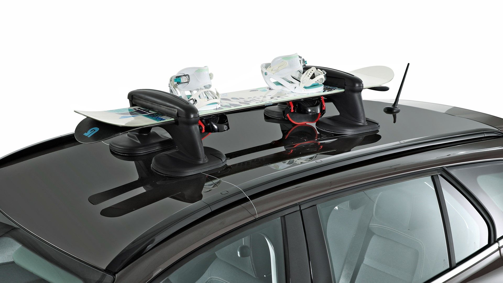 Fixations ski à fixer sur barres de toit véhicule - Équipement auto